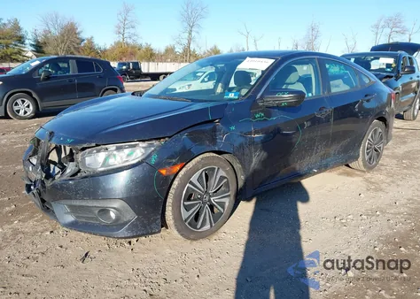 2018 Honda Civic Ex-T из США, поврежденный, VIN 2HGFC1F38JH640626